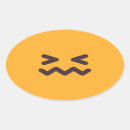 Search for oval face stickers Yellow