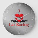 Search for race car clocks Auto racing