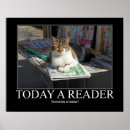 Search for cat reading posters Cool