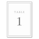 Search for silver numbers table wedding table cards Grey