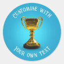 Search for trophy stickers First place