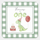 Search for dinosaur birthday stickers Watercolor