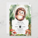Search for hedgehog birthday invitations Simple