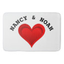 Search for heart bath mats I love you