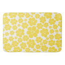 Search for yellow daisy bath mats Floral