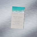 Search for beach business cards Minimal