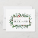 Search for christmas bridesmaid cards Elegant