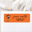 Search for martini return address labels Elegant