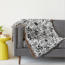 Search for tribal pattern blankets Black and white