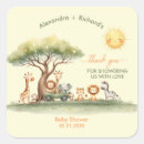 Search for baby giraffe stickers Safari animals baby shower