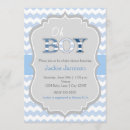 Search for grey chevron invitations Boy
