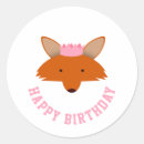 Search for fox cartoon stickers Birthday