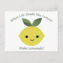Search for kawaii fruit postcards Lemon