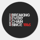 Search for break free stickers Juneteenth day free ish