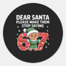 Search for funny santa stickers Seven