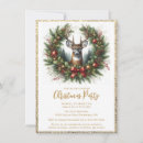 Search for deer christmas invitations Wreath