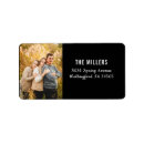 Search for family photo return address labels Make it yourself