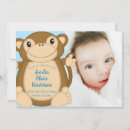 Search for blue monkey invitations Shower