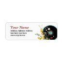 Search for musical return address labels Floral