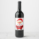 Search for santa claus wine labels Pattern