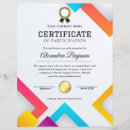 Search for certificates of excellence Recognition award