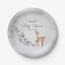 Search for deer baby shower plates Gender neutral