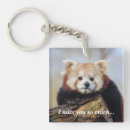 Search for red panda key rings China