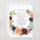 Search for navy and orange wedding invitations Elegant