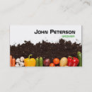 Search for agriculture business cards Vegetables