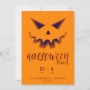 Search for scary face invitations Spooky
