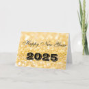 Search for business new years cards Gold glitter