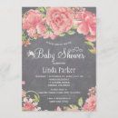 Search for grey baby girl shower invitations Blush pink