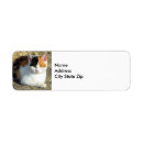 Search for calico cat return address labels Feline