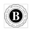 Search for unique return address rubber stamps Circle