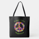 Search for peace sign bags Hippie