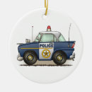 Search for police car christmas tree decorations Emergency