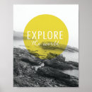 Search for black and white world map posters Wanderlust