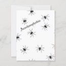 Search for arachnid cards invites Arachnophobia