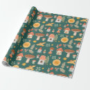 Search for forest wrapping paper Mushrooms