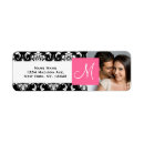 Search for engagement return address labels Pink