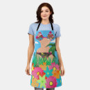 Search for hawaiian flowers aprons Summer