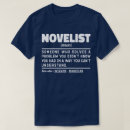 Search for writing tshirts Novelist