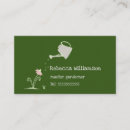 Search for gardening business cards Watering can