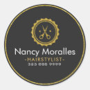 Search for hairstylist stickers Gold