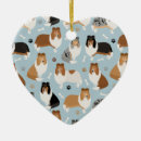 Search for rough collie christmas tree decorations Dog