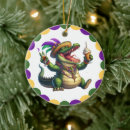 Search for alligator christmas tree decorations Green