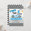 Search for 2 fast 2 curious birthday invitations Two fast party