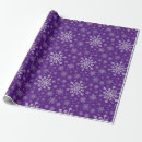 Search for purple snowflake wrapping paper Festive