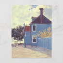 Search for blue house postcards Town