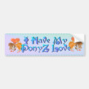 Search for pony bumper stickers Equine